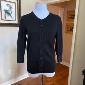 Premise Black 3/4 Sleeve Cardigan M